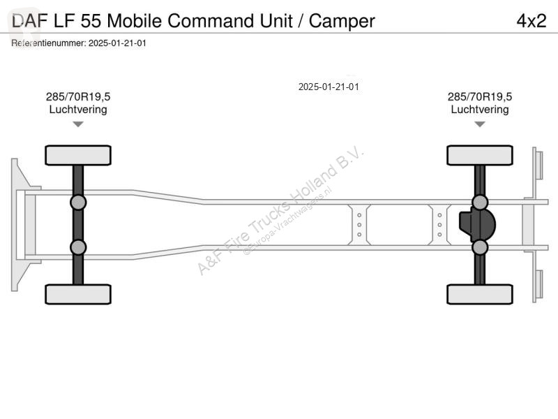 Camión DAF Mobile Command Unit / Camper