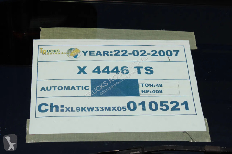 Kamion Ginaf X 4446 TS + EURO 5 + TIPPER + 8X8