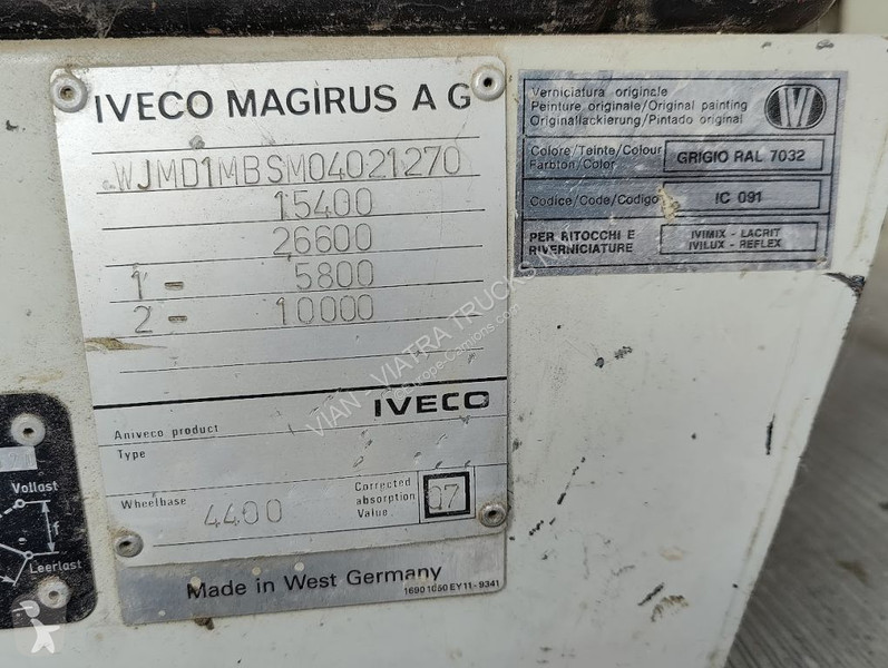 Camion Iveco 160 150-16 4X4 + Bonfiglioli P...