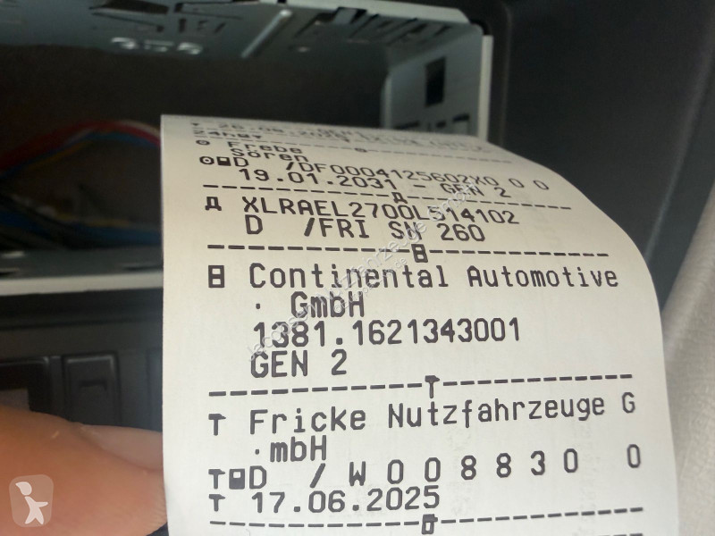 Vrachtwagen DAF 14.260 FA, Schiebeplane 6.1m,...