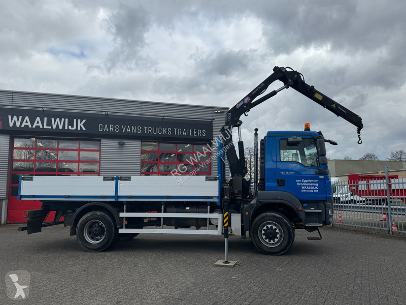Traktor MAN TGM 18-290 4x4 Kraan met Open...