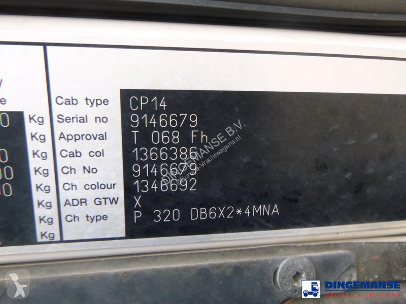 شاحنة Scania 320 DB 6X2 fuel tank 18.8 m3 / 5 comp