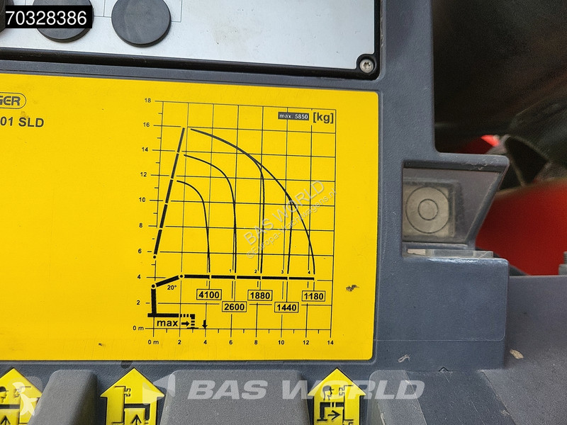 شاحنة DAF 440  6X2 Palfinger PK19.001 SLD Hook...