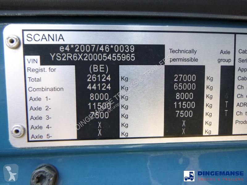 Camión Scania 450 6x2 Euro 6 mega volume + Van...