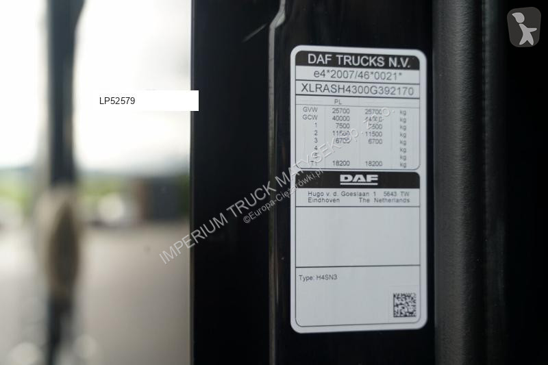 شاحنة DAF XF 480 / 6X2 / ZESTAW TANDEM 120 M3 /...