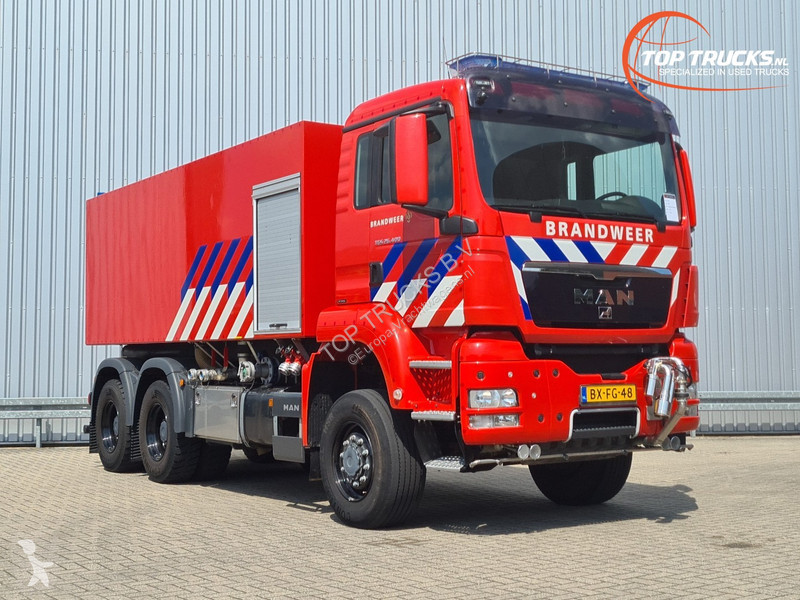 Camion MAN 26.400 6x6 - 14.000 ltr Brandweer,...