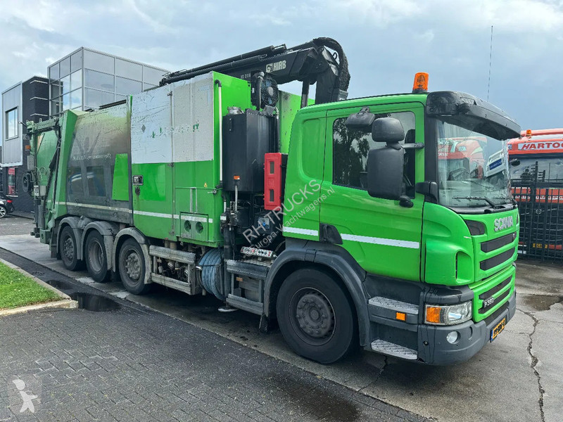 Kamion Scania P360 8X2 - HIAB 211BW-3 + FAUN...