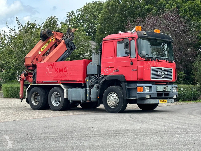 Camion MAN F16 25.502 V10 PALFINGER PK52000...