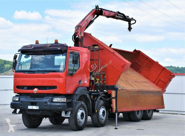 Kamion Renault KERAX 420 DCI Kipper 6,30m+FASSI...