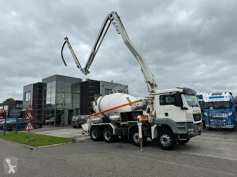 Béton MAN 35.400 8X4 PUTZMEISTER PUMP 21-3 +...