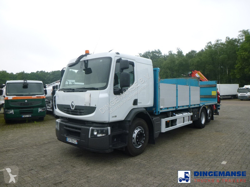 Camion Renault 340 dxi 6x2 + Palfinger PK...