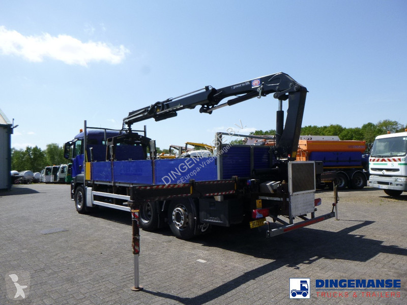 Camion MAN TGS 6X2 RHD + HMF 1420-K2 + grapple