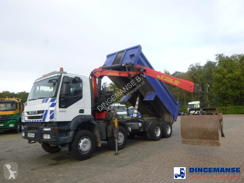 Vrachtwagen Iveco AD340T36 8x4 RHD tipper +...