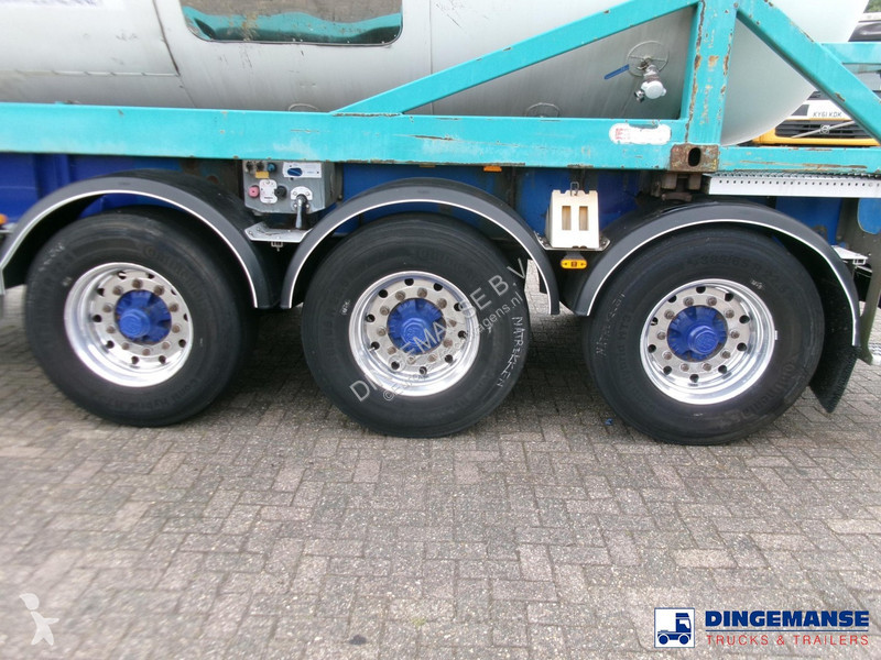 Kamion Van Hool 3-axle container trailer + ADR