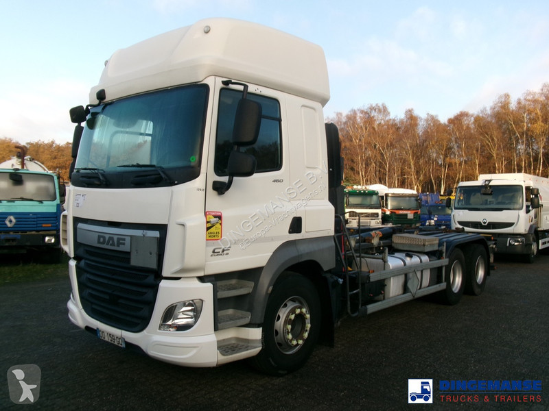 Camion DAF 460 6x2 Euro 6 Hyva container hook 20 t