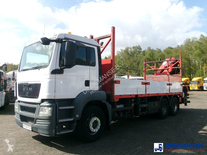 Lastbil MAN TGS 6X4 RHD + HMF 2820 K4