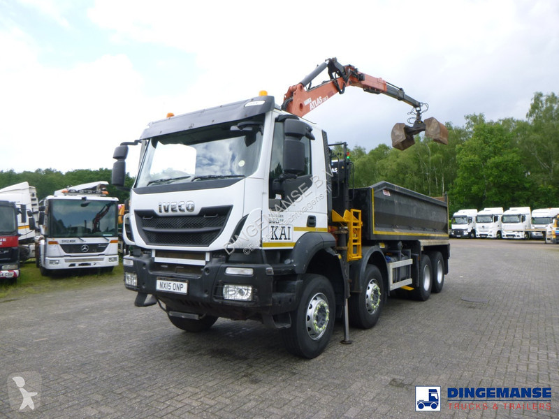 Camion Iveco 360 Euro 6 8x4 RHD tipper + Atlas...