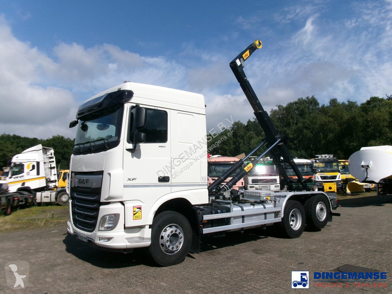 Kamion DAF 480 FAN 6x2 Hyva container hook 20 t