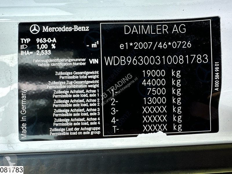 Kamion Mercedes 1842 EURO 6, Dhollandia, Combi
