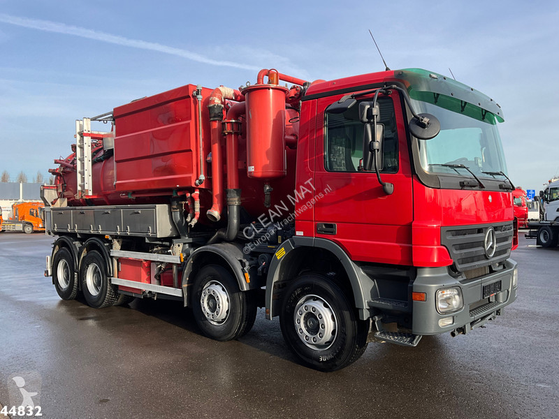 Camión Mercedes 4141 8x4 Kroll Saug/Spul aufbau