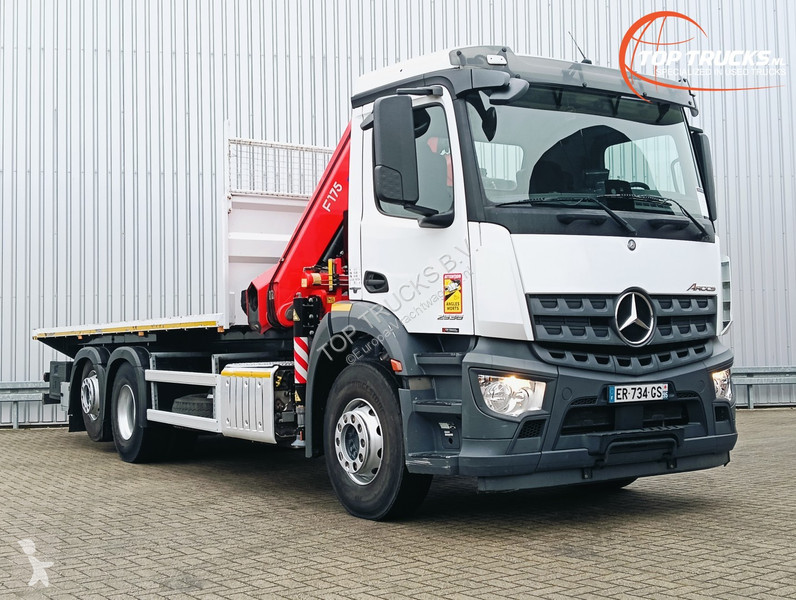 Camion Mercedes 2535 6x2 -17 TM Fassi Kraan,...