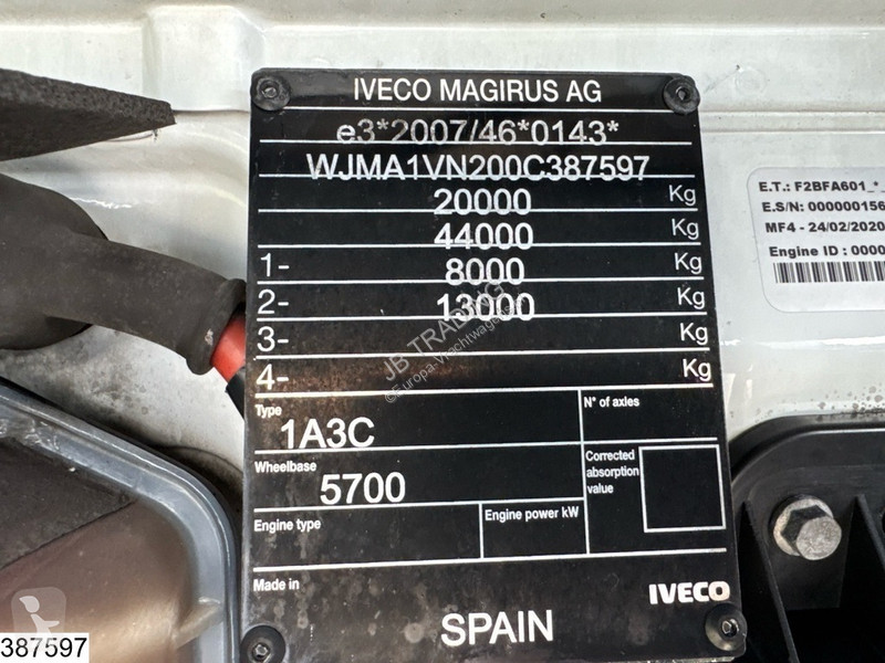Camion Iveco 330 CNG CNG, EURO 6, Retarder, Manual