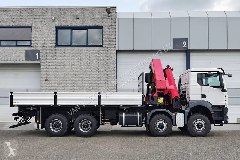 Camion MAN 41.440 BB CH Flatbed with Crane (3...