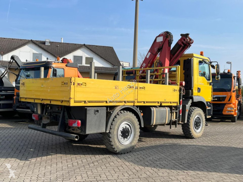 Lastbil MAN TG-M 18.280 4x4 Pritsche Kran...