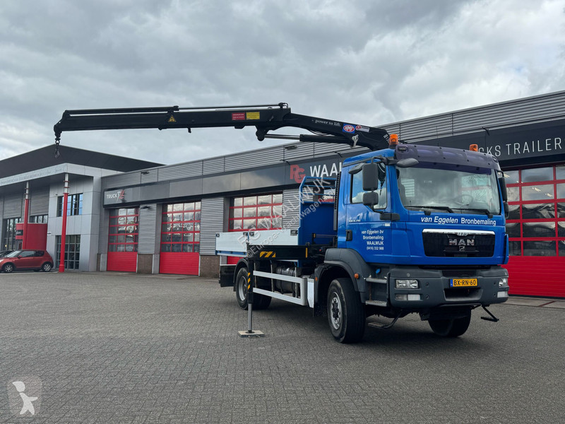 Traktor MAN TGM 18-290 4x4 Kraan met Open...