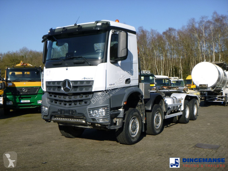 Camion Mercedes 4545 8x8 AJK container hook 25 t