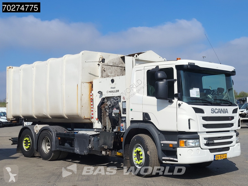 Camion Scania P280 6X2 Zoeller Seitenlader...