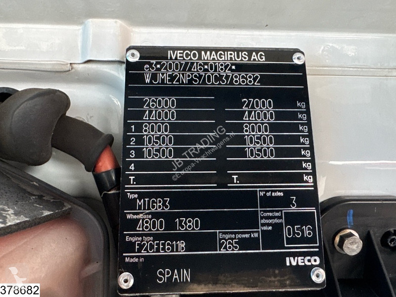 Kamion Iveco 360 6x4, EURO 6, Steelsuspension,...