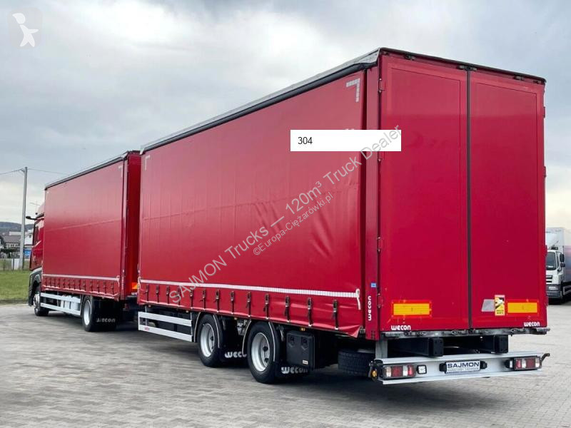 Lastbil med släp Mercedes ACTROS / ZESTAW...