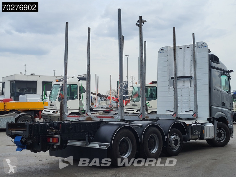 Camion Mercedes 3563 8X4 Timber truck wood...