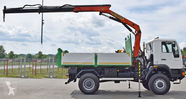 Lastbil MAN LE Kipper 3,70 m + PK 9501 /4x4