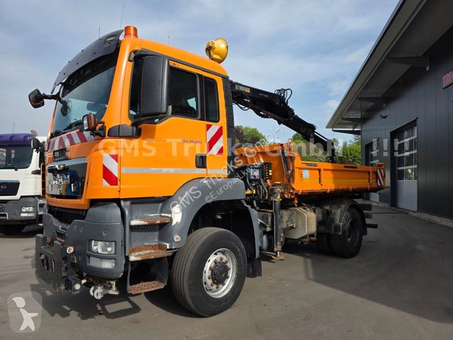 Camion MAN TGS / 4X4 ALLRAD / Kipper + Kran