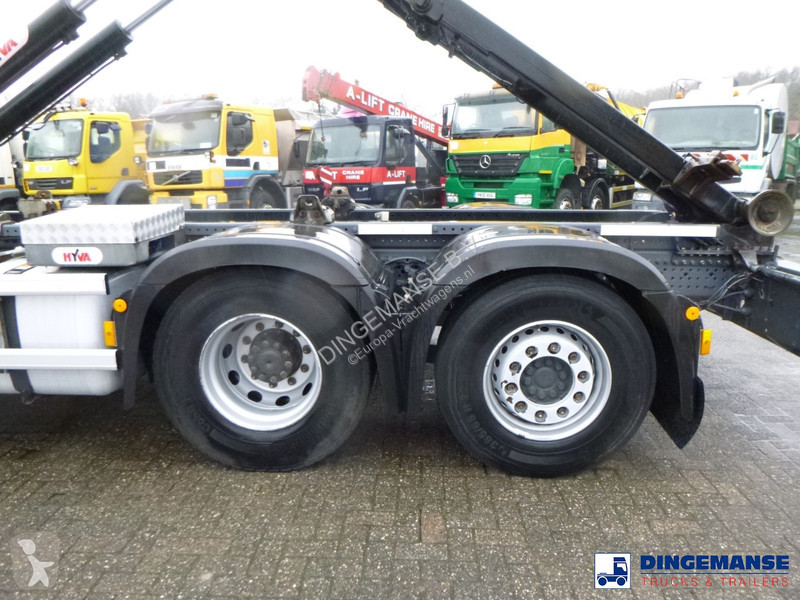 Kamion Mercedes 2843 6x2 Hyva container hook 20t