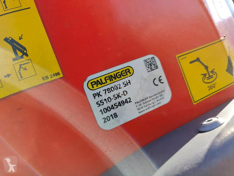 Camion Mercedes 4151 V8 8x4 Palfinger PK78002 +...