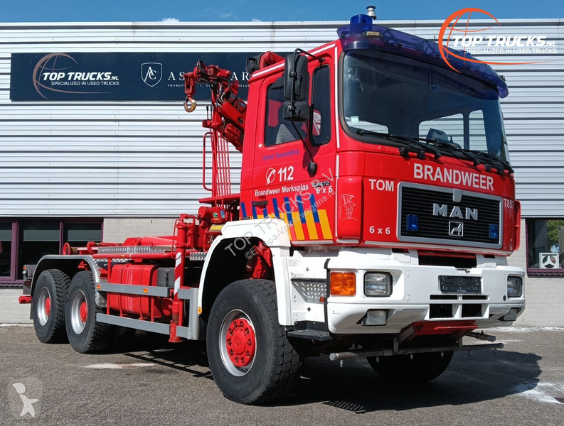 Kamion MAN 6x6 - 14TM Kraan, Crane, Kran -...