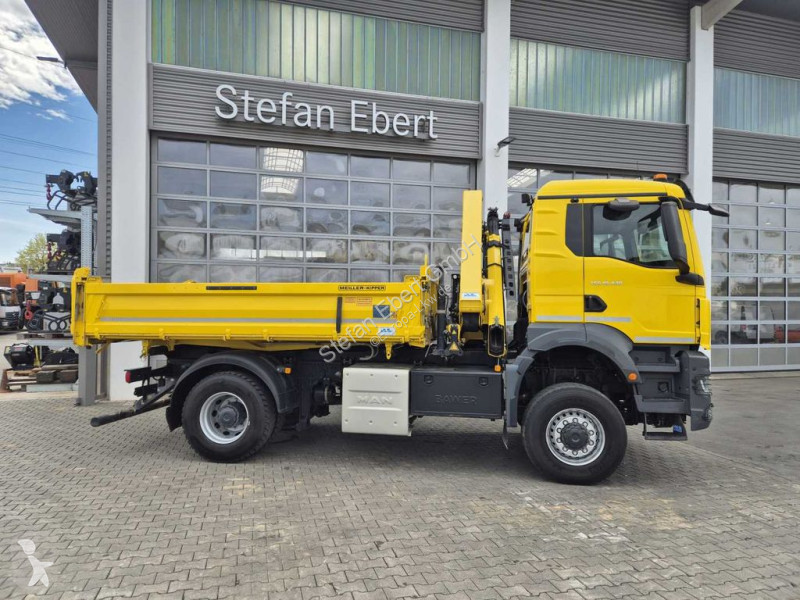 Lastbil MAN 18.430 4x4 BL Kran HMF 1130K-RCS...