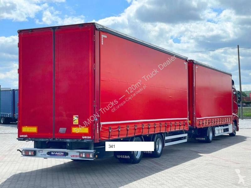 Lastbil med släp Mercedes ACTROS / ZESTAW...