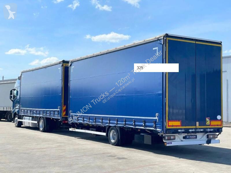 Kamion s návěsem Volvo 420 / ZESTAW TANDEM...