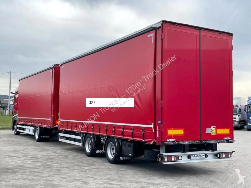 Lastbil med släp Mercedes ACTROS / ZESTAW...