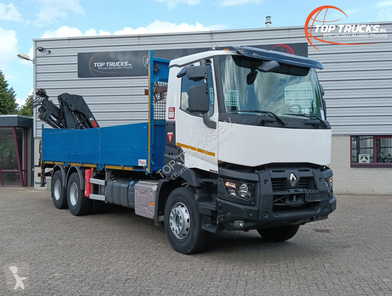 Vrachtwagen Renault C 430 6x4 -18 TM HIAB...