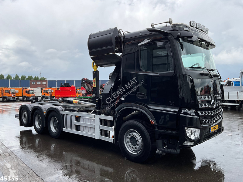 Camion Mercedes 3540 8x4 Euro 6 HMF 19 Tonmeter...