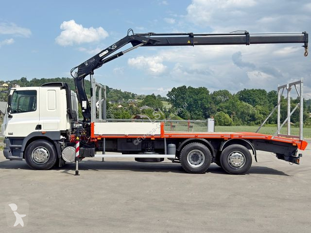 Lastbil DAF 85380*ABSCHLEPPWAGEN 7,20m+ HIAB...