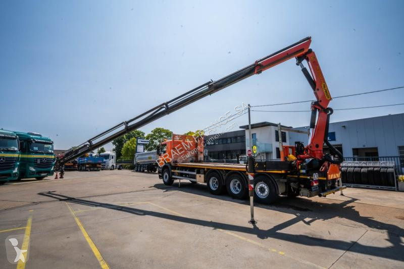 Camion Scania P 410 + PAFINGER PK22002/5 EXT.