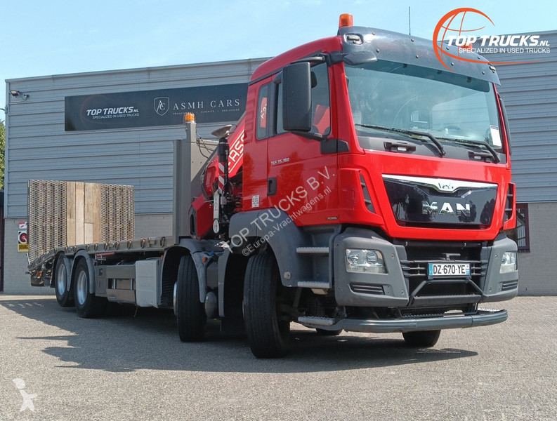Camion MAN 35.360 8x2 - Fassi 23TM Kraan,...