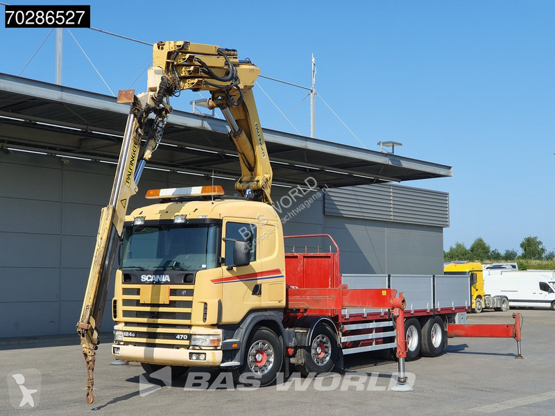 Camion Scania 124G 470 8X4 Palfinger PK45000 C4...