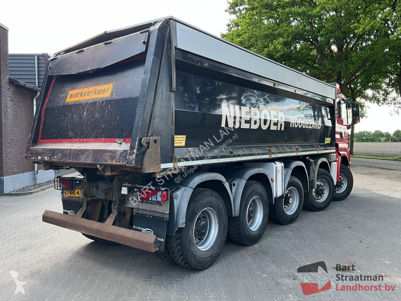 Kamion MAN 10x8 Euro 6 kipper met kleppen